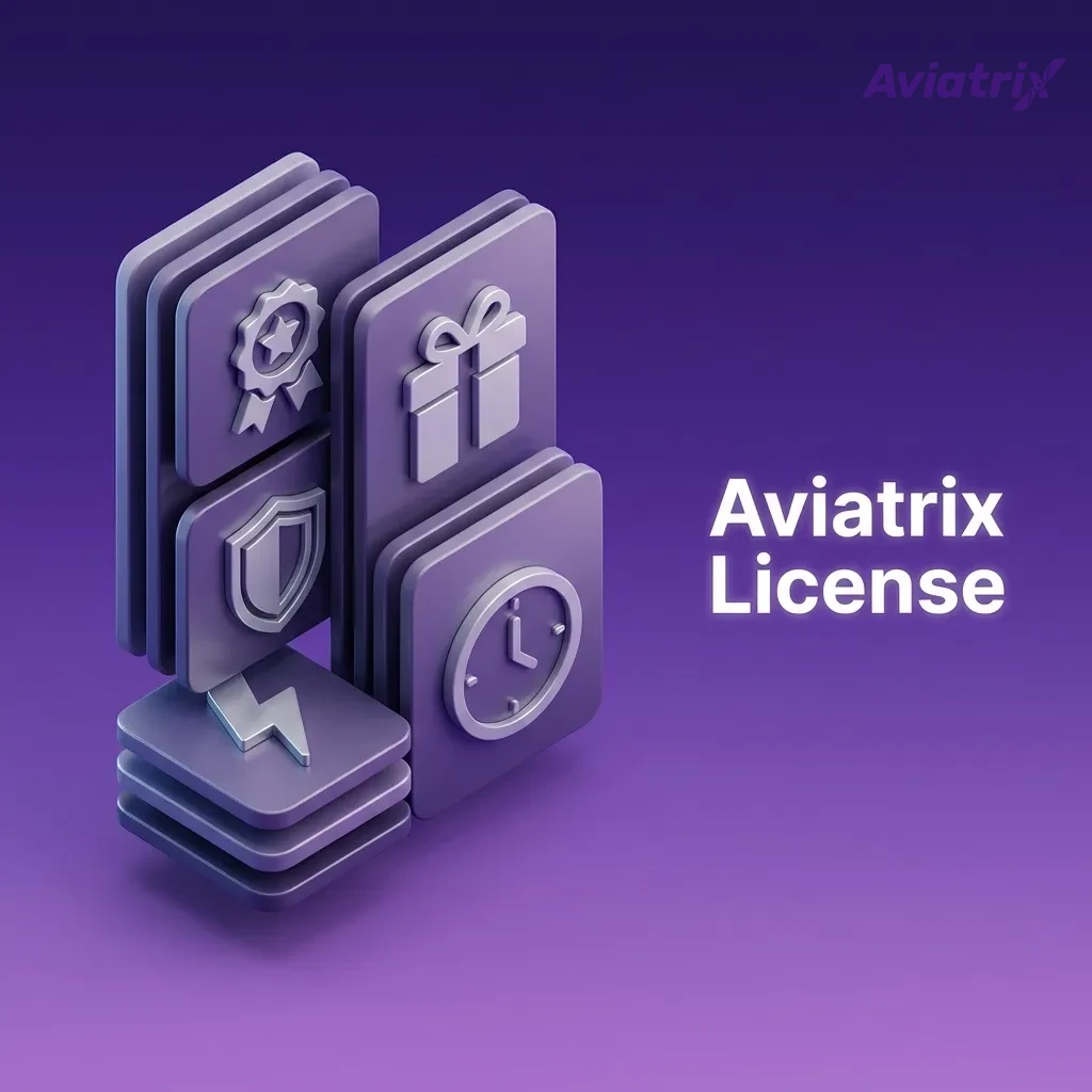 Illustration of Aviatrix Curacao eGaming license with security icons symbolizing fair, regulated crash gambling mechanics