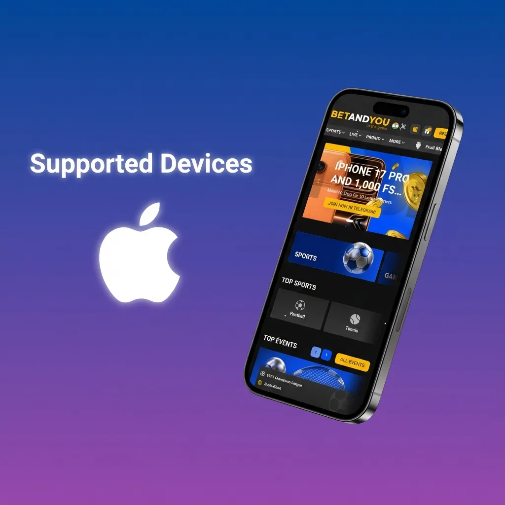 Chart listing iPhones and an iPad that smoothly run the Betandyou Aviatrix PWA on iOS 12 or later